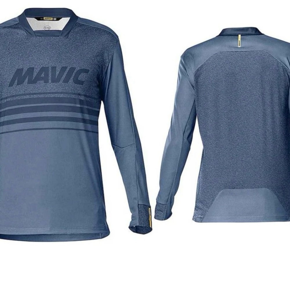 Mavic Blue Long Sleeve Sam Hill Mountain Biking Jersey